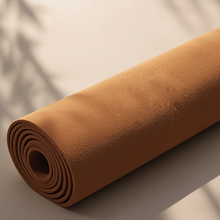 Světle luxusní špičkové přizpůsobitelné logo semišové jógové podložky